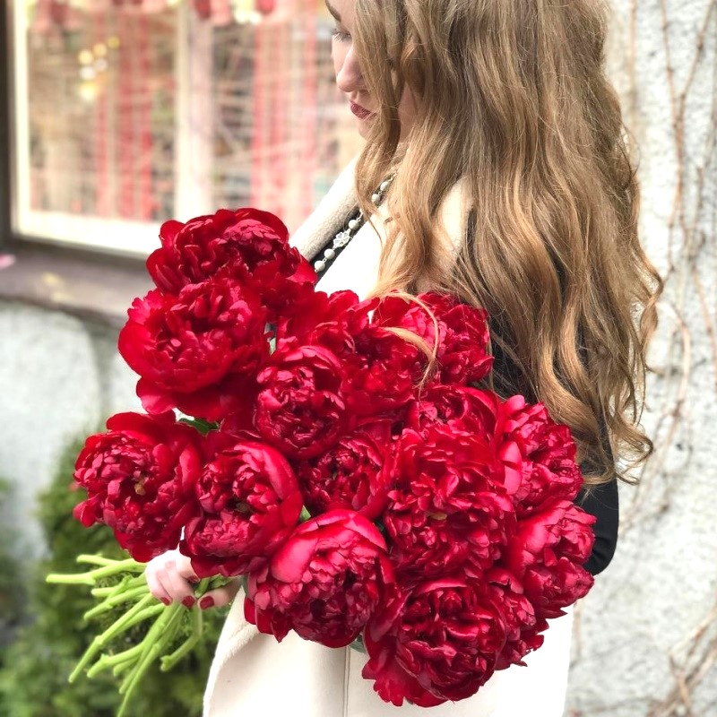 Пионы, Герберы и Эустомы