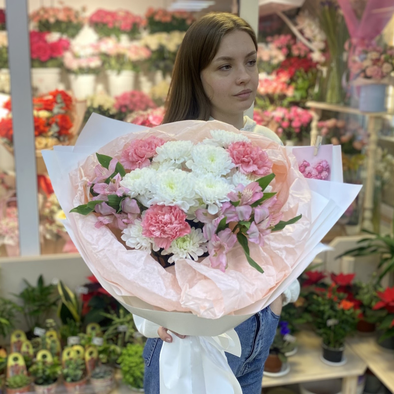 А-25а букет: "Цветочная мозаика"