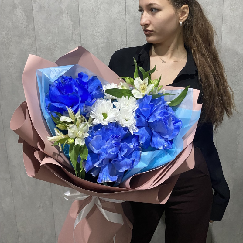 А-25е букет: "Голубые грезы"