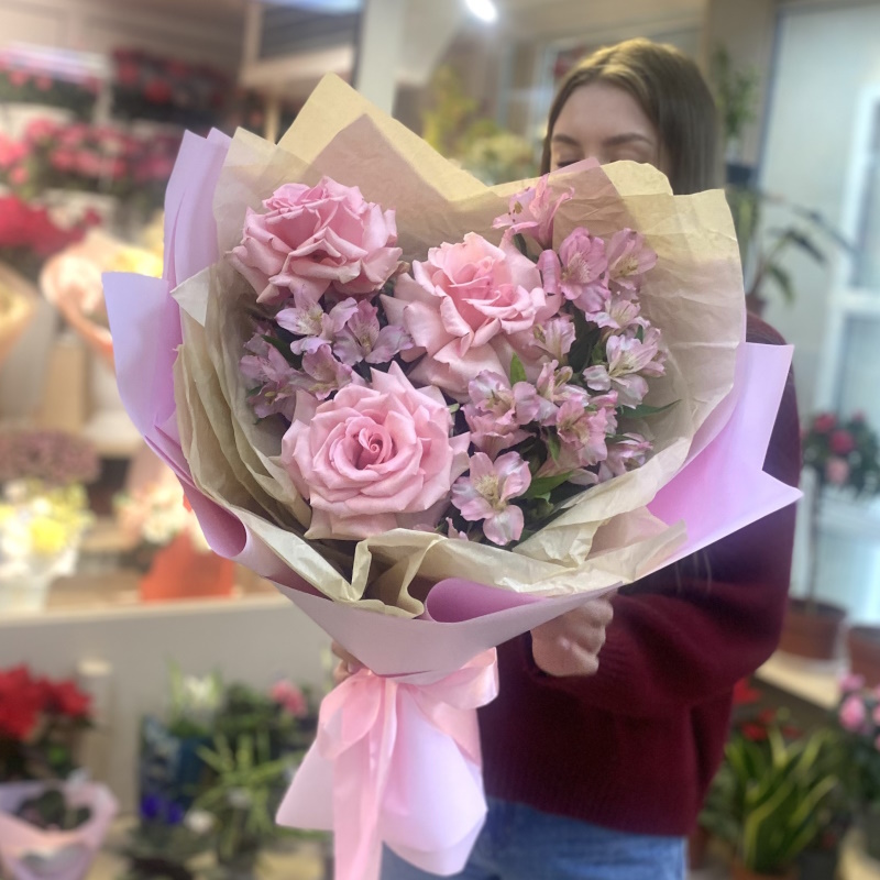 А-28в букет: "Любящее сердце"