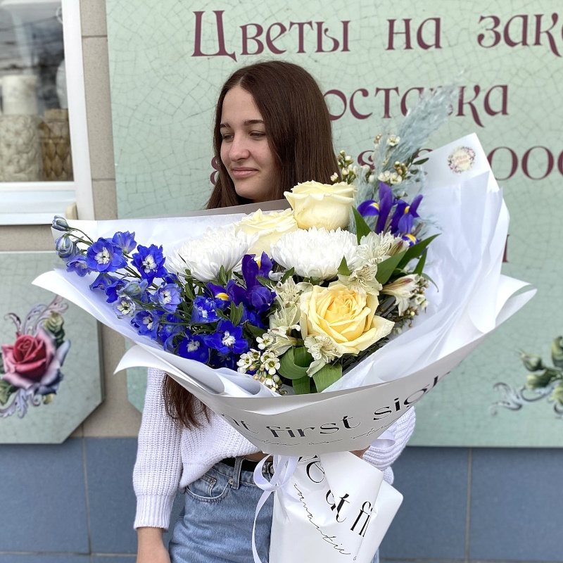 Б-45д букет: "Сиреневые небеса"