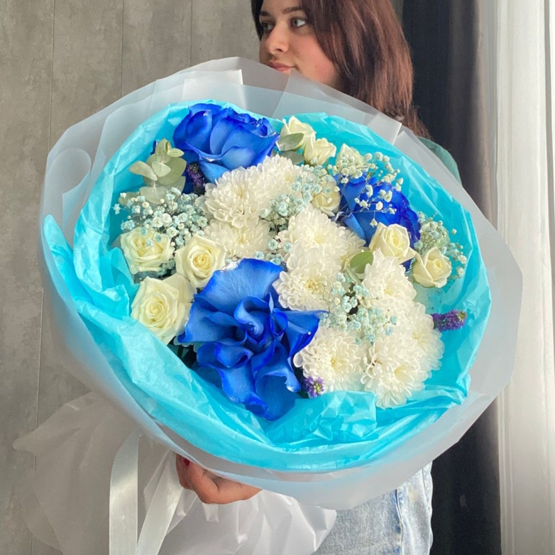 Б-46в букет: "Лазурное сияние"