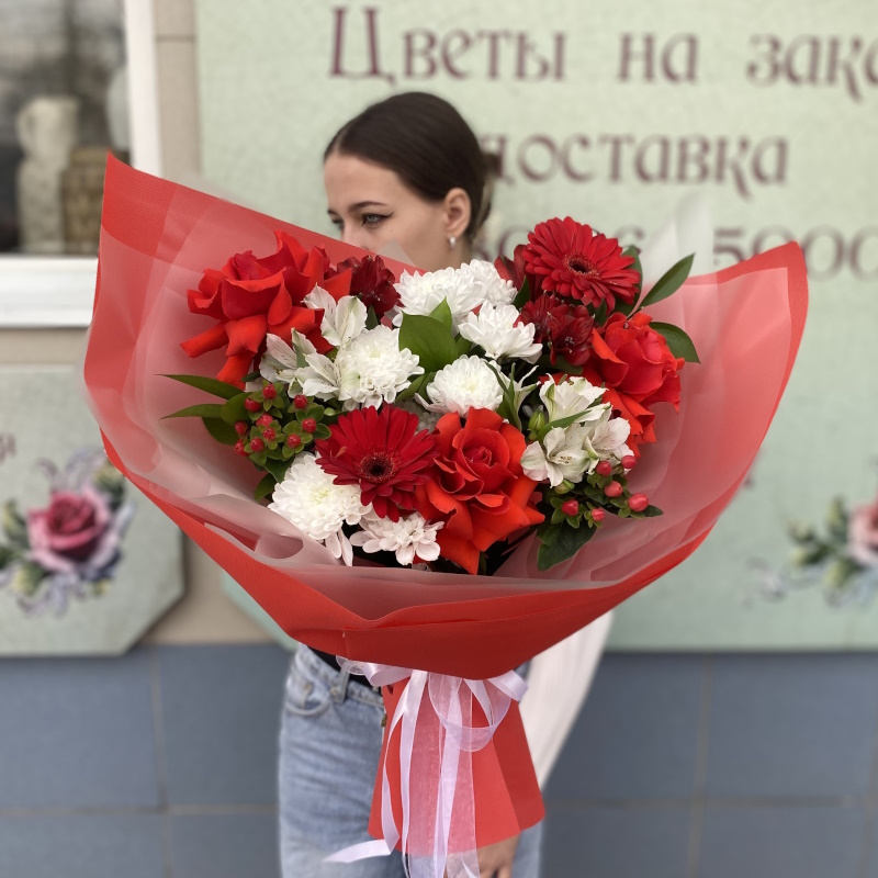В-50в букет: "Страстная кокетка"