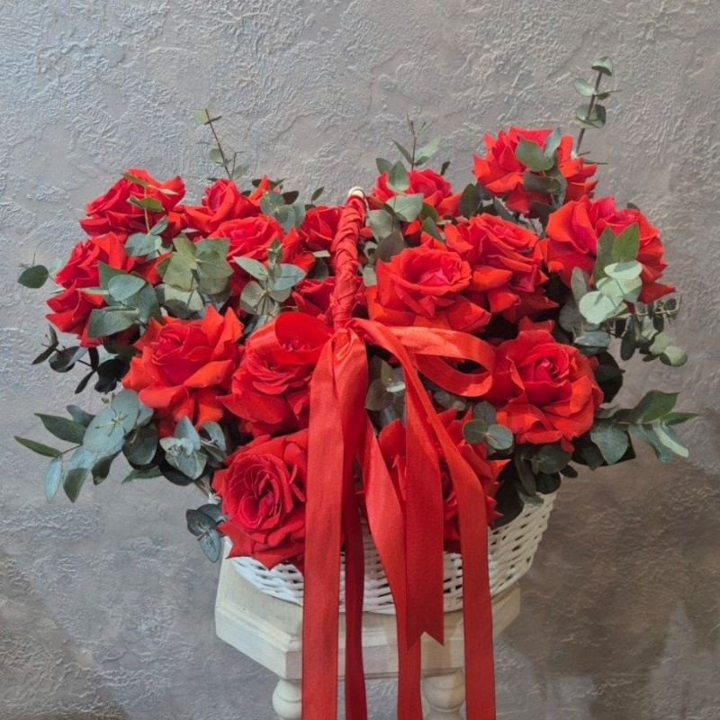 Кр-150 Корзина с французкими розами