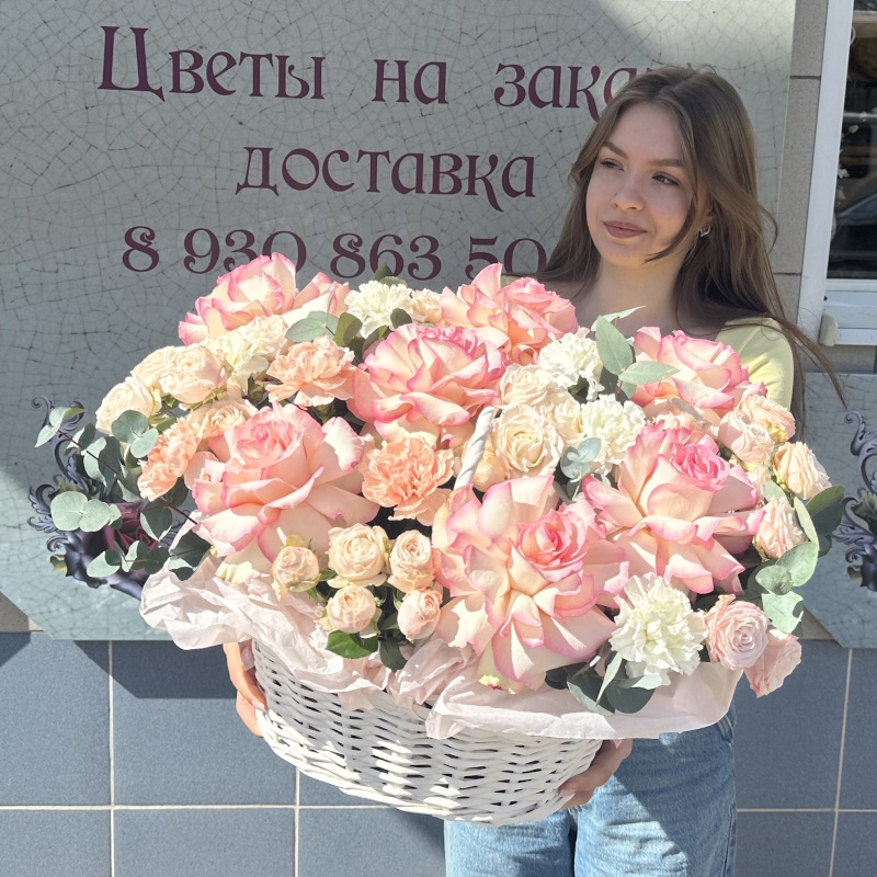 Кр-168 Корзина с цветами