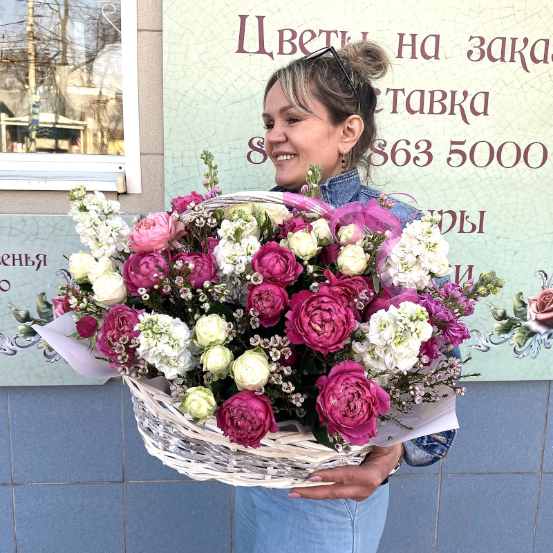 Кр-210 Корзина с цветами